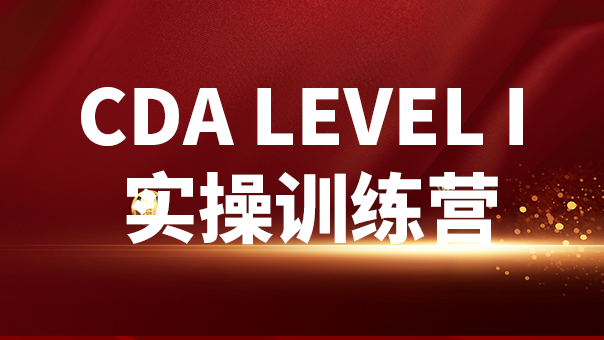 上海CDA Level I 实操训练营