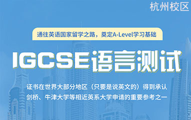 杭州新航道IGCSE课程